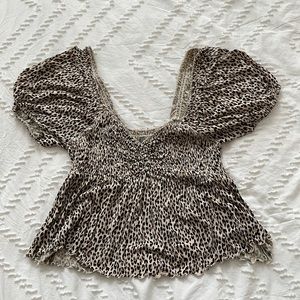 Urban Outfitters Leopard Top